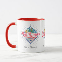 Baltimore Maryland Verenigde Staten Skyline