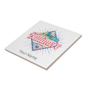 Baltimore Maryland Verenigde Staten Skyline  Tegeltje (Zijkant)