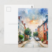 Baltimore, Maryland, Verenigde Staten Street Water Briefkaart (Voorkant / Achterkant)