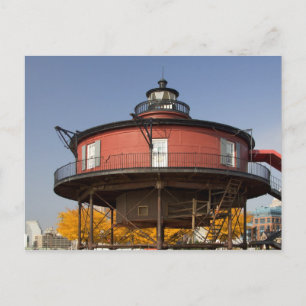 BALTIMORE, MARYLAND. Verenigde Staten. Zeven voet  Briefkaart