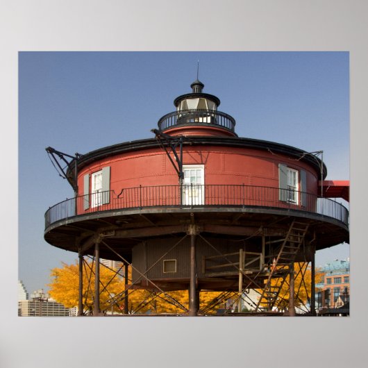 BALTIMORE, MARYLAND. Verenigde Staten. Zeven voet  Poster (Voorkant)