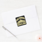 Baltimore, Maryland Vierkante Sticker (Envelop)