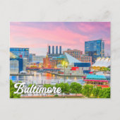 Baltimore, Maryland, VS Briefkaart (Voorkant)