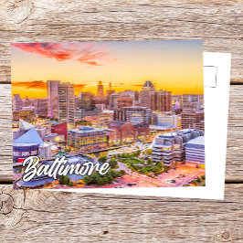 Baltimore, Maryland, VS Briefkaart