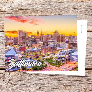 Baltimore, Maryland, VS Briefkaart