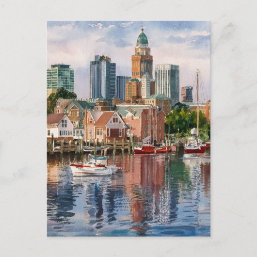 Baltimore, Maryland, VS Briefkaart (Voorkant)