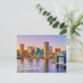 Baltimore, Maryland, VS Briefkaart (Staand voorkant)