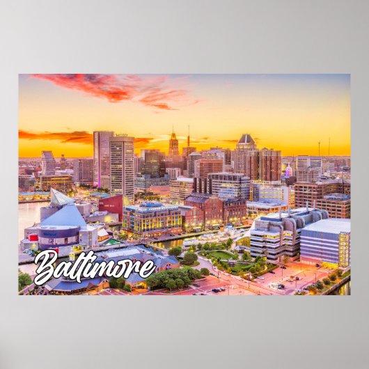 Baltimore, Maryland, VS Poster (Voorkant)