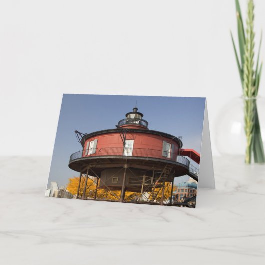 BALTIMORE, MARYLAND. VS. Seven Foot Knoll Feestdagen Kaart (Voorkant)