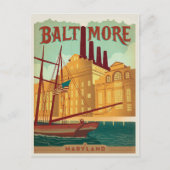 Baltimore, MD Briefkaart (Voorkant)