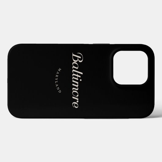Baltimore MD Case-Mate iPhone Case (Achterkant (horizontaal))