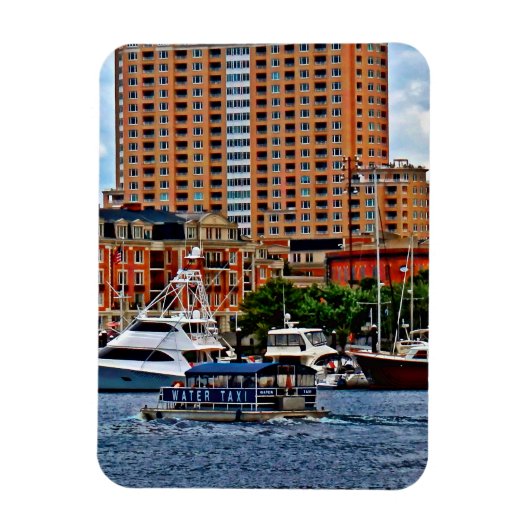 Baltimore MD - Inner Harbour Water Taxi Magneet (Verticaal)