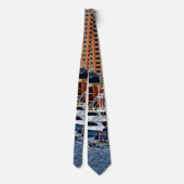 Baltimore MD - Inner Harbour Water Taxi Stropdas (Achterkant)