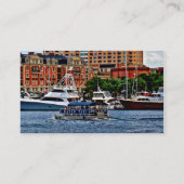 Baltimore MD - Inner Harbour Water Taxi Visitekaartje (Achterkant)