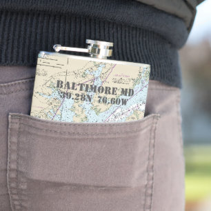 Baltimore MD Latitude Longitude Nautical Heupfles