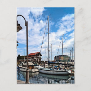 Baltimore MD - Marina Near Fells Point Briefkaart