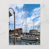 Baltimore MD - Marina Near Fells Point Briefkaart (Voorkant)