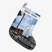 Baltimore MD - Marina Near Fells Point Grote Kerstsok (Voorkant (Hangend))