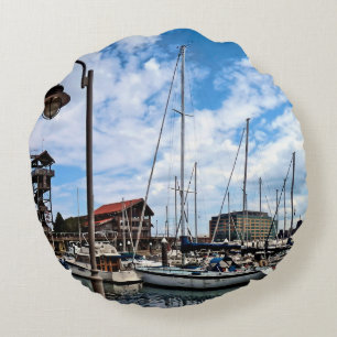 Baltimore MD - Marina Near Fells Point Rond Kussen