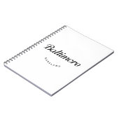 Baltimore MD Notitieboek (Linkerzijde)