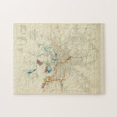 Baltimore MD Railroad Map (1922) Legpuzzel (Horizontaal)