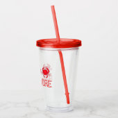 BALTIMORE MD Red Maryland Hardshell Crab Feest Acryl Drinkbeker (Links)