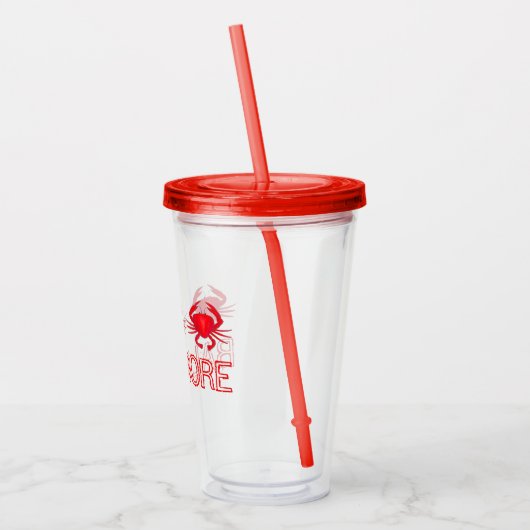 BALTIMORE MD Red Maryland Hardshell Crab Feest Acryl Drinkbeker (Links)
