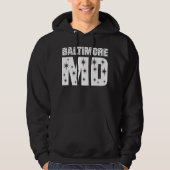  Baltimore MD Stars Hoodie (Voorkant)