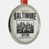 Baltimore Metalen Ornament (Rechts)