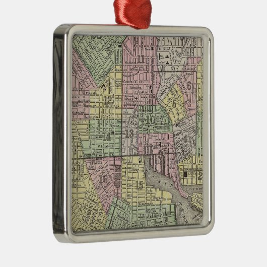 Baltimore Metalen Ornament (Rechts)