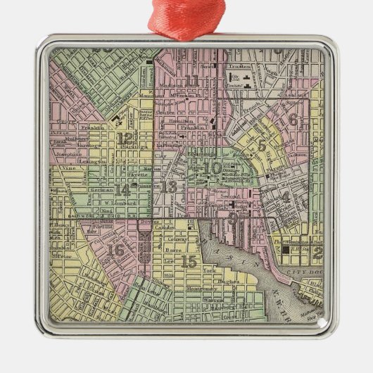 Baltimore Metalen Ornament (Voorkant)