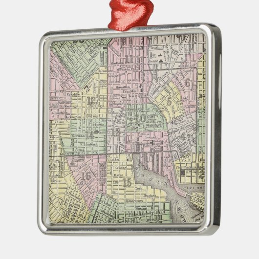 Baltimore Metalen Ornament (Links)