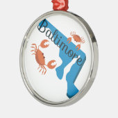Baltimore Metalen Ornament (Links)