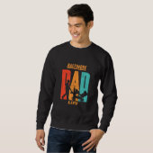 Baltimore Native Funny State Flag Dad Parent Baby Trui (Voorkant volledig)