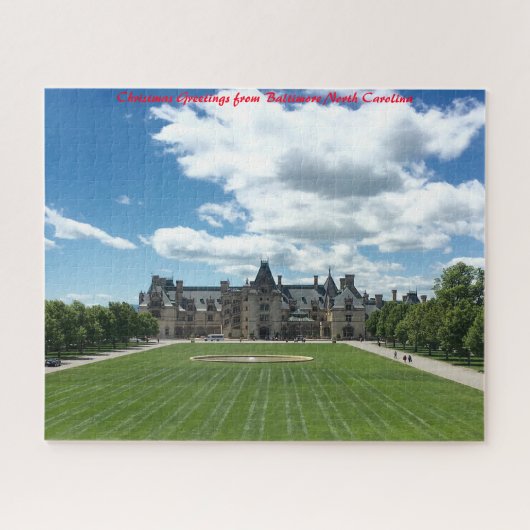 Baltimore North Carolina. Kerstgroeten Legpuzzel (Horizontaal)