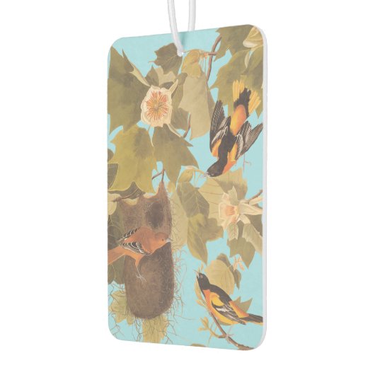 Baltimore Oriole Audubon Bird Family met Nest Luchtverfrisser (Links)