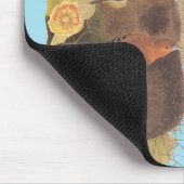 Baltimore Oriole Audubon Bird Family met Nest Muismat (Hoek)