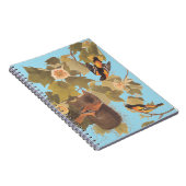 Baltimore Oriole Audubon Bird Family met Nest Notitieboek (Rechterzijde)