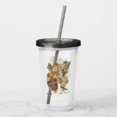 Baltimore Oriole Audubon Birds in Poplar Tree Acryl Drinkbeker (Achterkant)