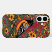 Baltimore Oriole Bird And Black Eyed Susan Flowers Case-Mate iPhone Case (Achterkant (horizontaal))