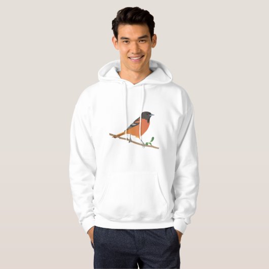 Baltimore Oriole Bird Hoodie (Voorkant volledig)