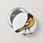 Baltimore Oriole Bird Ronde Button 5,7 Cm (Voorkant /achterkant)