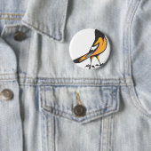 Baltimore Oriole Bird Ronde Button 5,7 Cm (In situ)