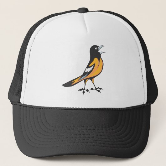 Baltimore Oriole Bird Trucker Pet (Voorkant)