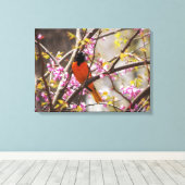 Baltimore Oriole Canvas Afdruk (Insitu (Houten vloer))