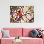 Baltimore Oriole Canvas Afdruk (Insitu (Woonkamer))