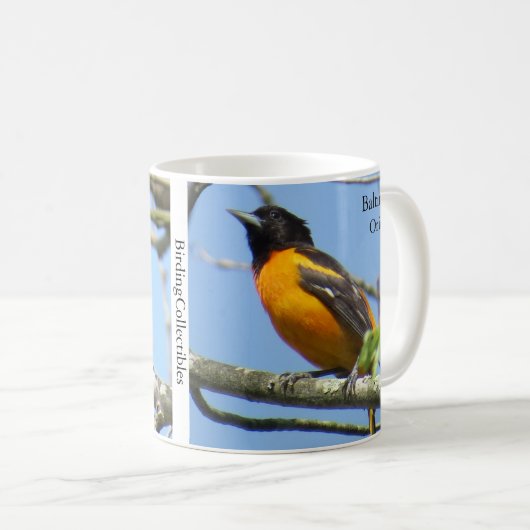 Baltimore Oriole Coffee Mok door BirdingCollectibl (Voorkant rechts)