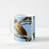Baltimore Oriole Coffee Mok door BirdingCollectibl (Voorkant links)
