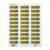 Baltimore Oriole Etiket (Full Sheet)