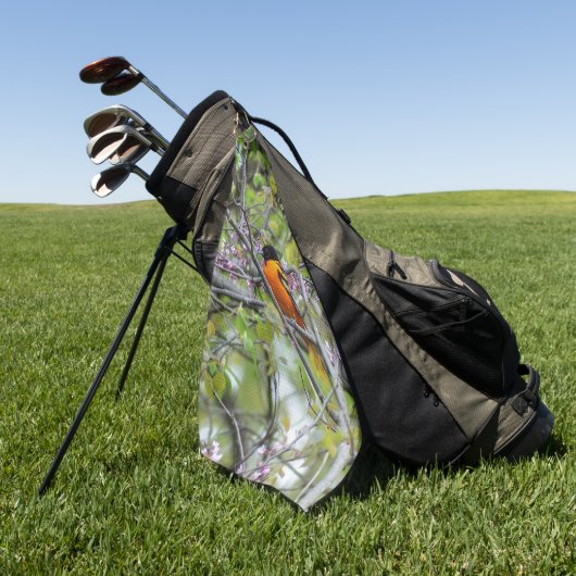 Baltimore Oriole Golfhanddoek (Groen)